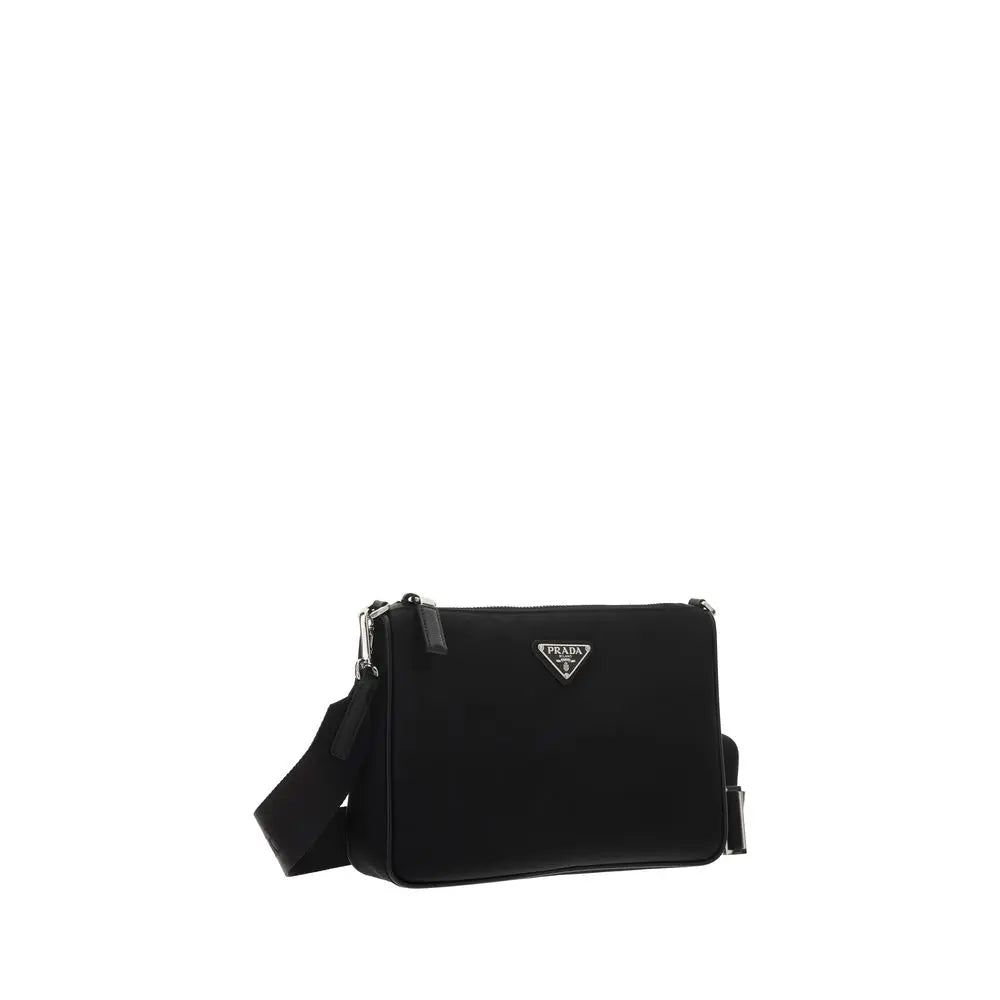 Prada Black Recycled Polyamide Shoulder Bag STYLE SOURCE