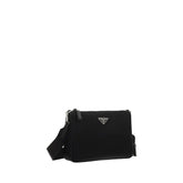 Prada Black Recycled Polyamide Shoulder Bag STYLE SOURCE