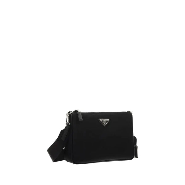 Prada Black Recycled Polyamide Shoulder Bag Prada