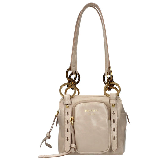 Prada Pink Leather Shoulder Bag STYLE SOURCE