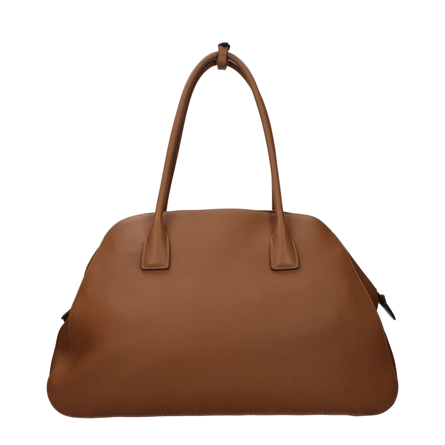 Prada Brown Leather Shoulder Bag STYLE SOURCE