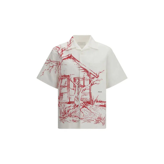 Prada White Cotton Shirt STYLE SOURCE
