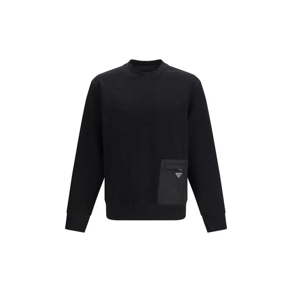 Prada Black Viscose Sweatshirt STYLE SOURCE