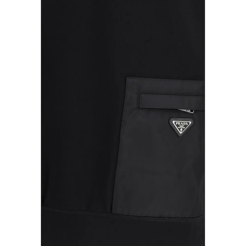 Prada Black Viscose Sweatshirt STYLE SOURCE