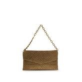 Gucci Brown Suede Leather Handbag STYLE SOURCE