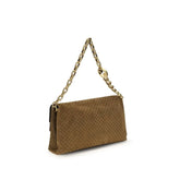Gucci Brown Suede Leather Handbag STYLE SOURCE