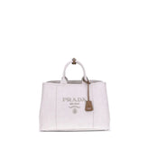 Prada Beige Cotton Shoulder Bag Prada