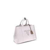Prada Beige Cotton Shoulder Bag Prada