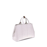 Prada Beige Cotton Shoulder Bag Prada