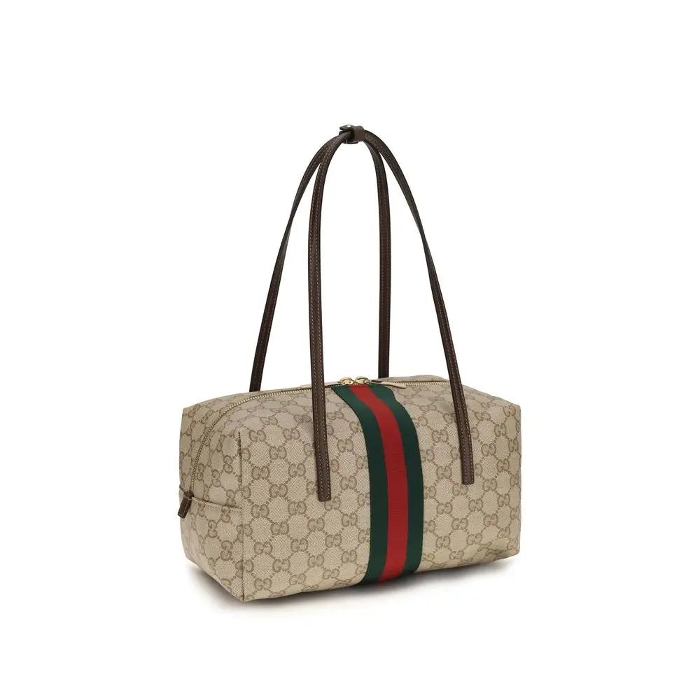 Gucci Beige Cotton Handbag STYLE SOURCE