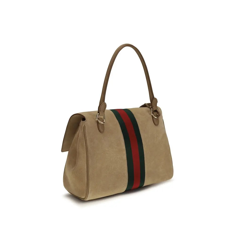 Gucci Beige Calf Leather Bos Taurus Handbag STYLE SOURCE