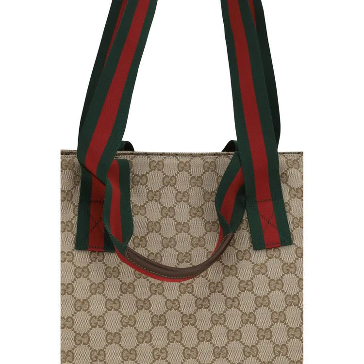 Gucci Beige Polyester Shoulder Bag STYLE SOURCE