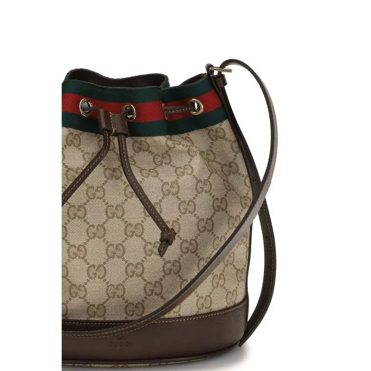 Gucci Beige Cotton Handbag STYLE SOURCE