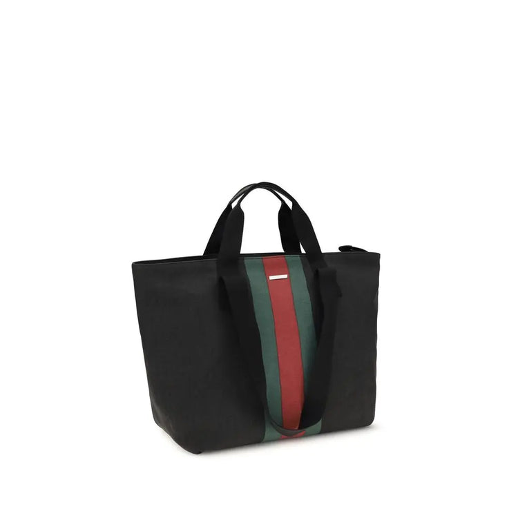 Gucci Black Cotton Shoulder Bag STYLE SOURCE