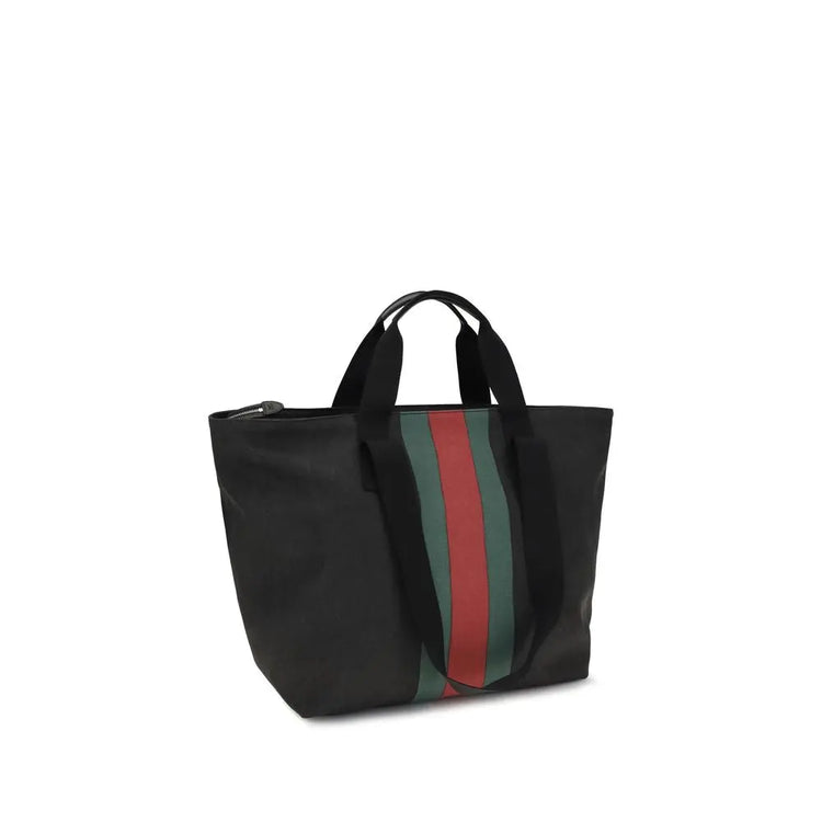 Gucci Black Cotton Shoulder Bag STYLE SOURCE