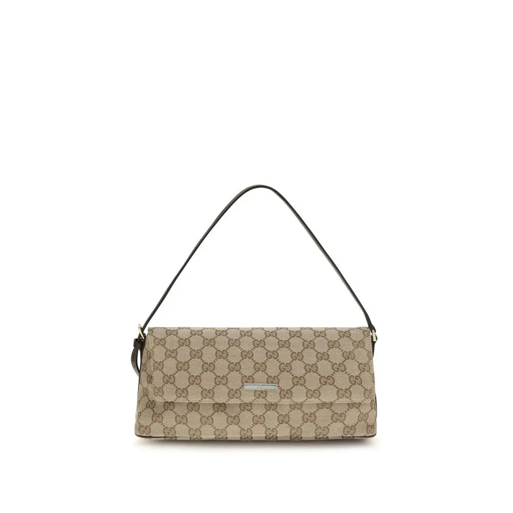 Gucci Brown Fabric Handbag STYLE SOURCE