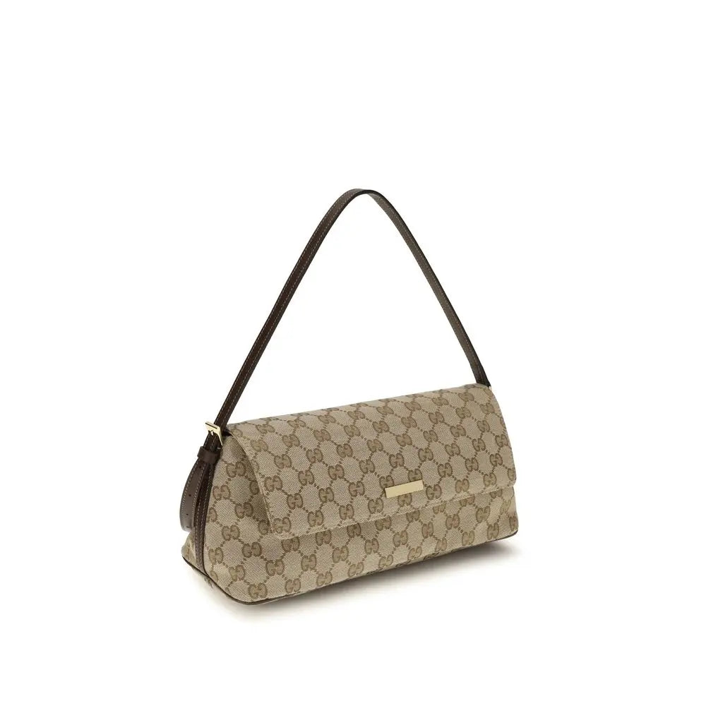 Gucci Brown Fabric Handbag STYLE SOURCE