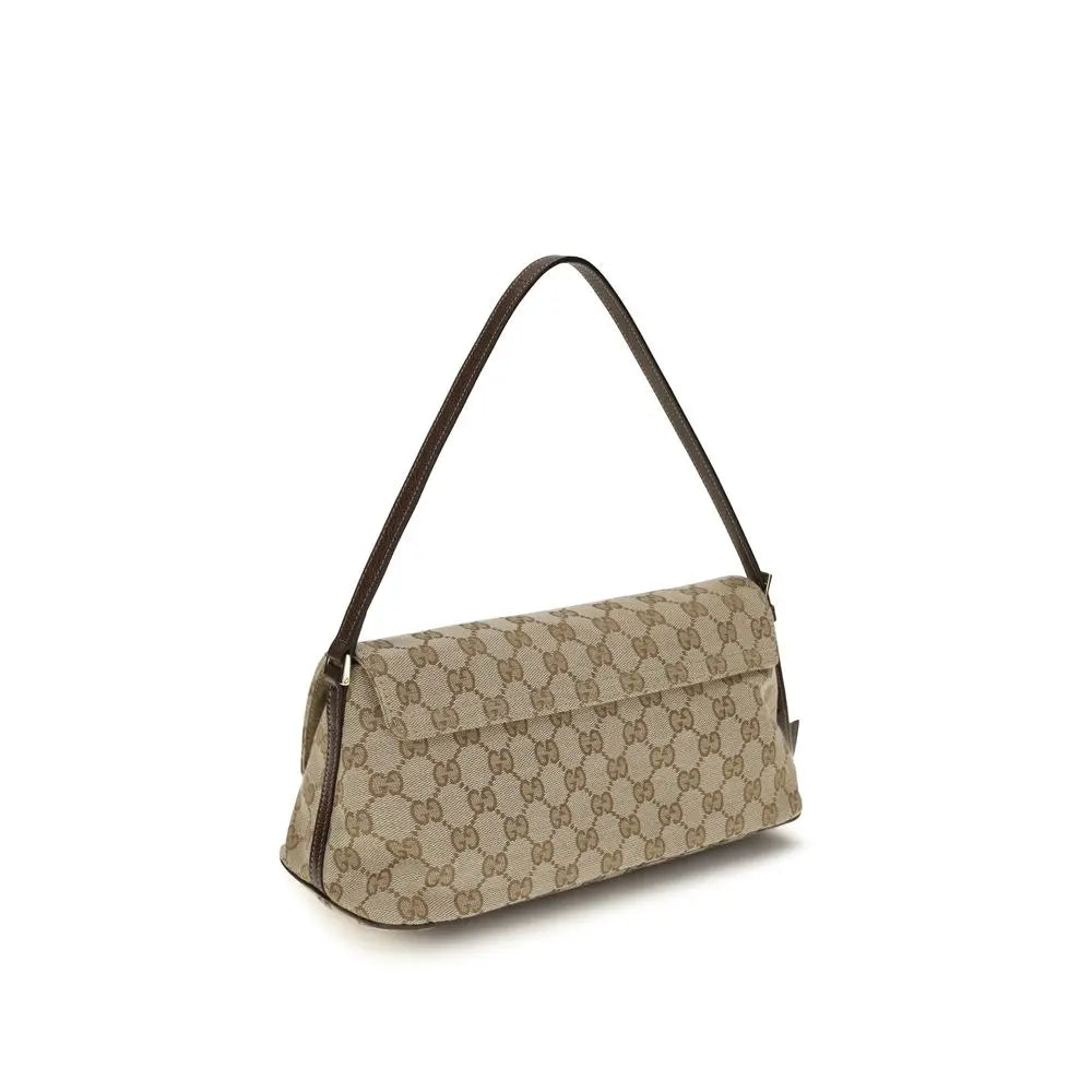 Gucci Brown Fabric Handbag STYLE SOURCE