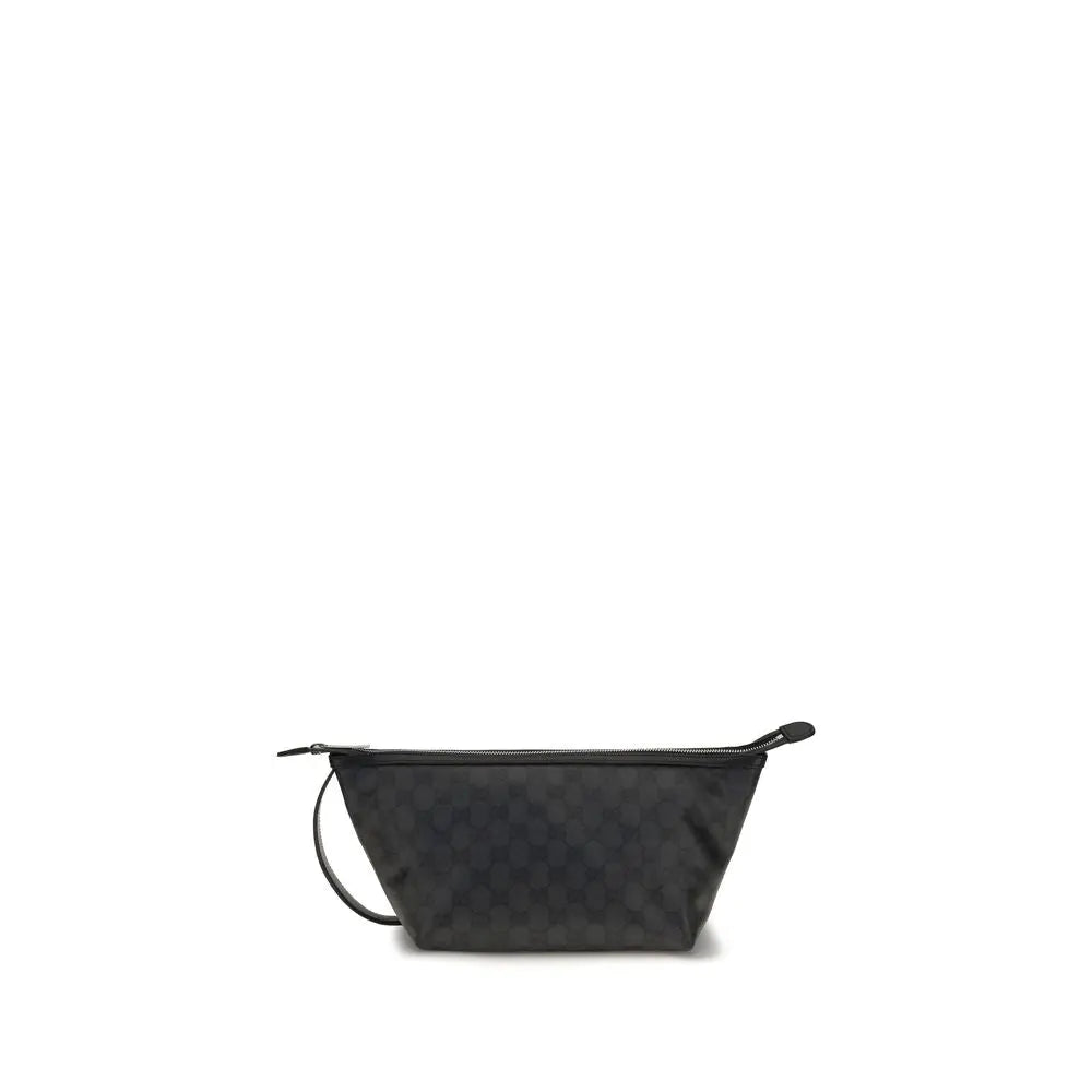 Gucci Black Cotton Clutch Bag STYLE SOURCE