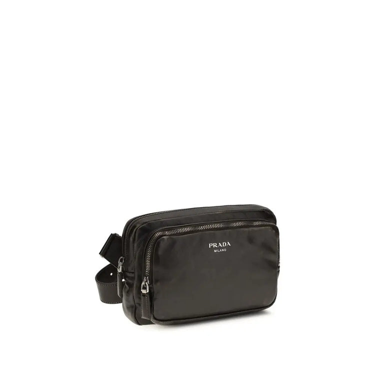 Prada Brown Calf Leather Bos Taurus Shoulder Bag Prada