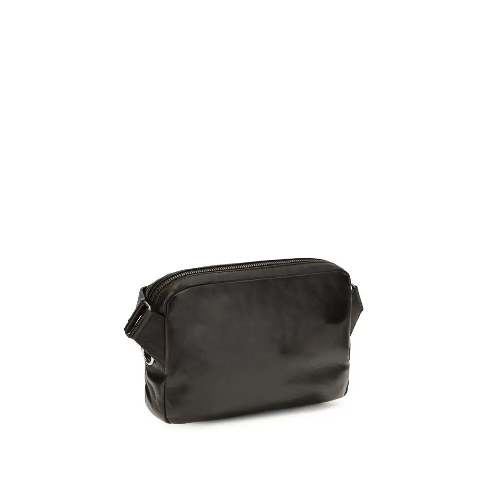 Prada Brown Calf Leather Bos Taurus Shoulder Bag Prada