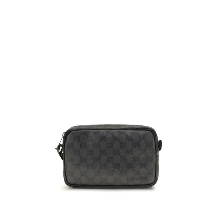 Gucci Black Cotton Shoulder Bag Gucci