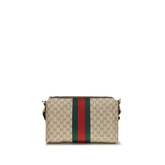 Gucci Beige Cotton Shoulder Bag STYLE SOURCE