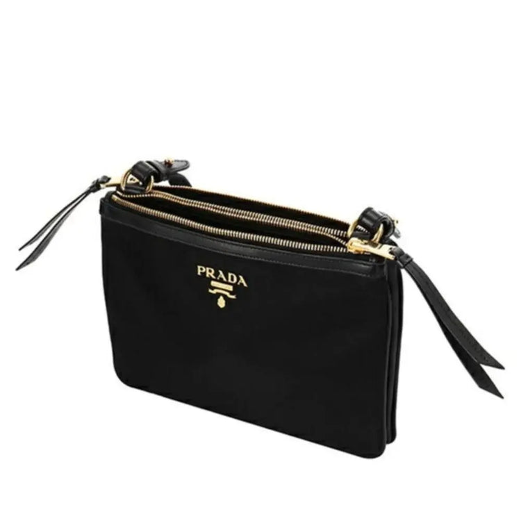 Prada Black Nylon Crossbody Bag STYLE SOURCE