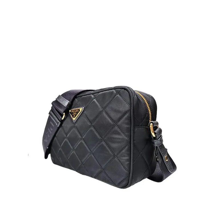 Prada Black Nylon Shoulder Bag STYLE SOURCE