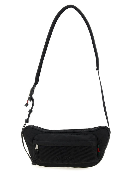 Gucci Black Polyester Crossbody Bag STYLE SOURCE