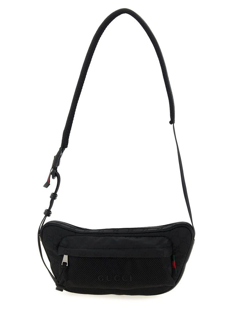 Gucci Black Polyester Crossbody Bag STYLE SOURCE