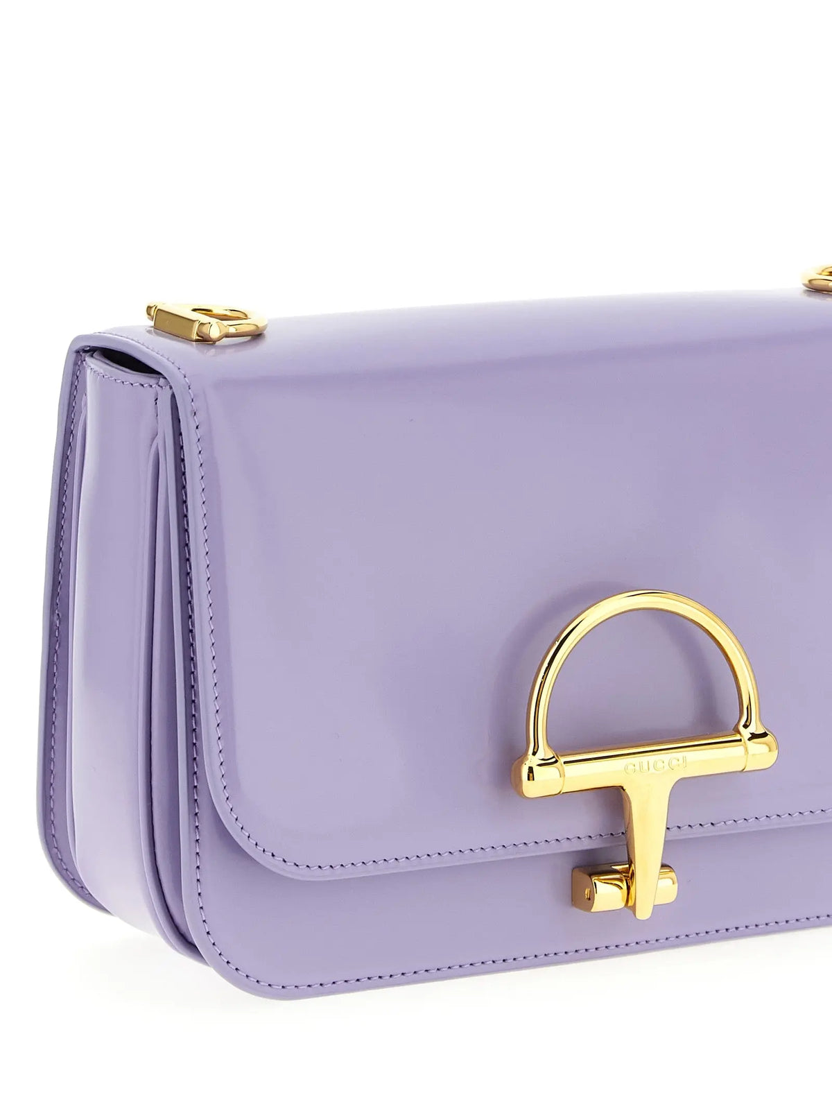 Gucci Purple Calfskin Shoulder Bag STYLE SOURCE