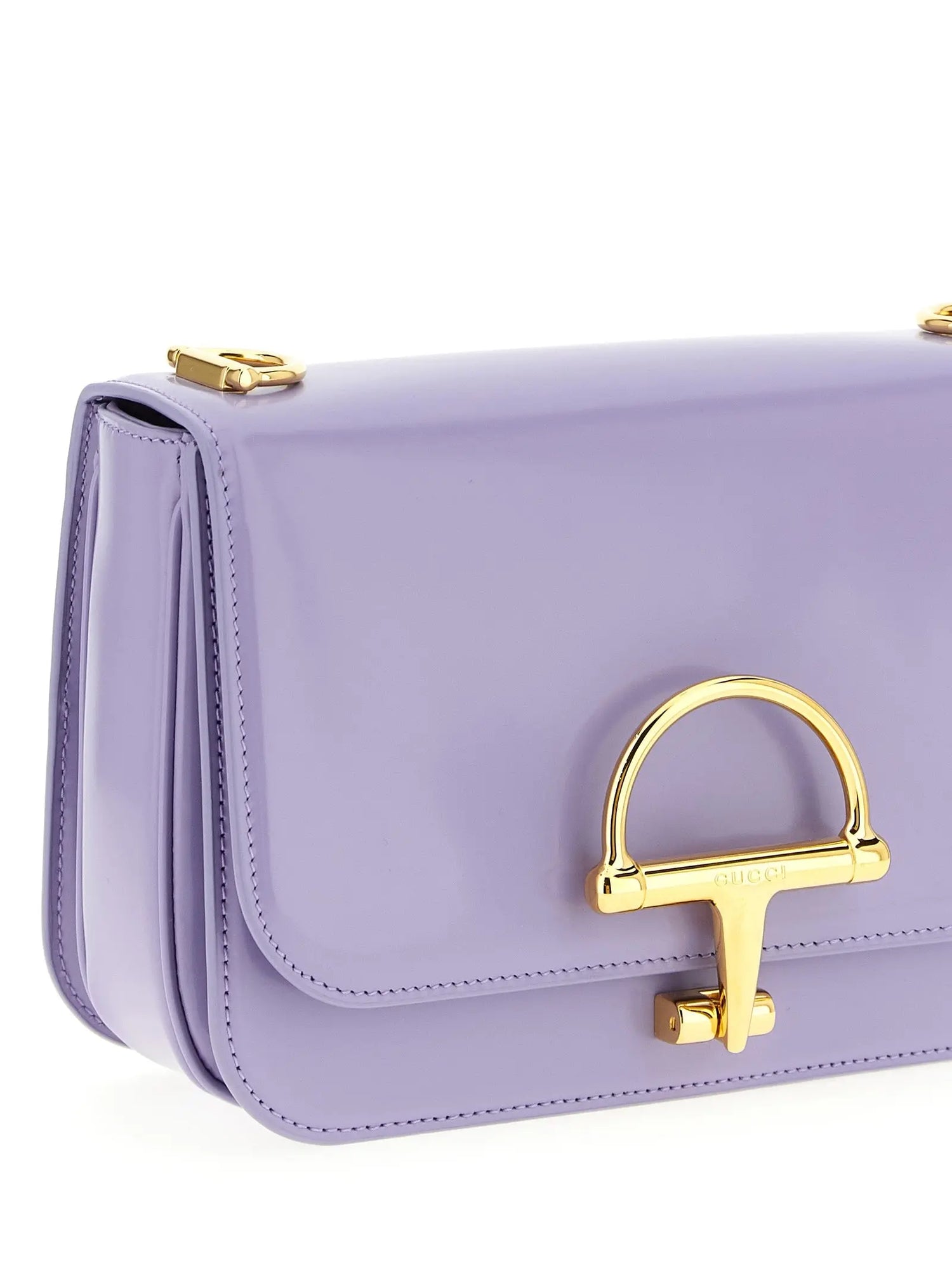 Gucci Purple Calfskin Shoulder Bag STYLE SOURCE
