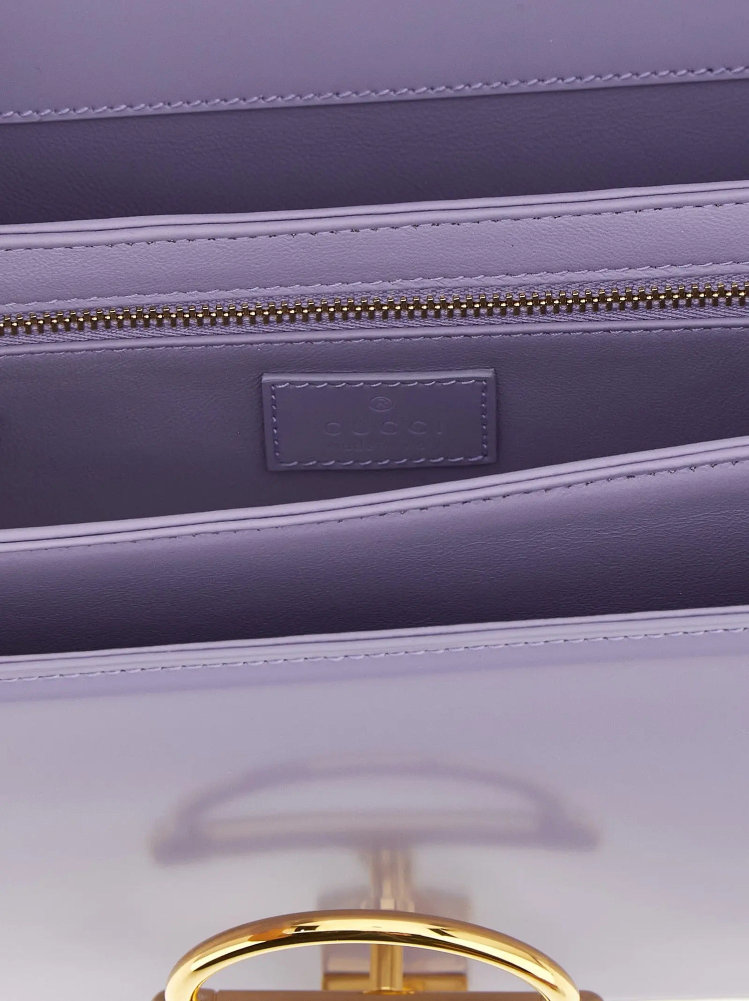 Gucci Purple Calfskin Shoulder Bag STYLE SOURCE