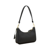 Prada Black Calf Leather Bos Taurus Shoulder Bag STYLE SOURCE