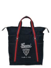 Gucci Blue Cotton Tote Bag STYLE SOURCE