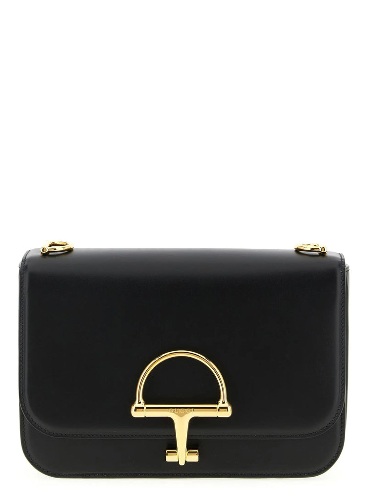 Gucci Black Calfskin Shoulder Bag STYLE SOURCE