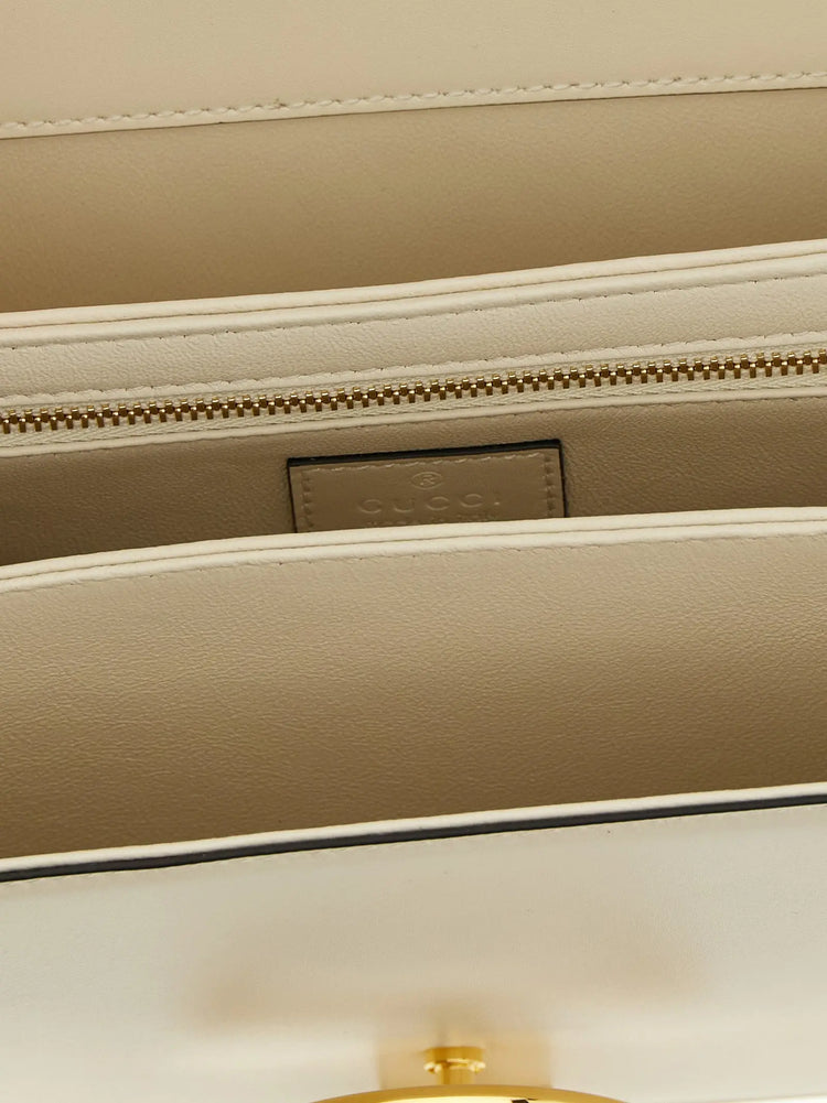 Gucci White Calfskin Shoulder Bag STYLE SOURCE