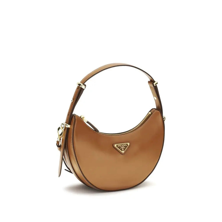 Prada Beige Calf Leather Bos Taurus Shoulder Bag Prada