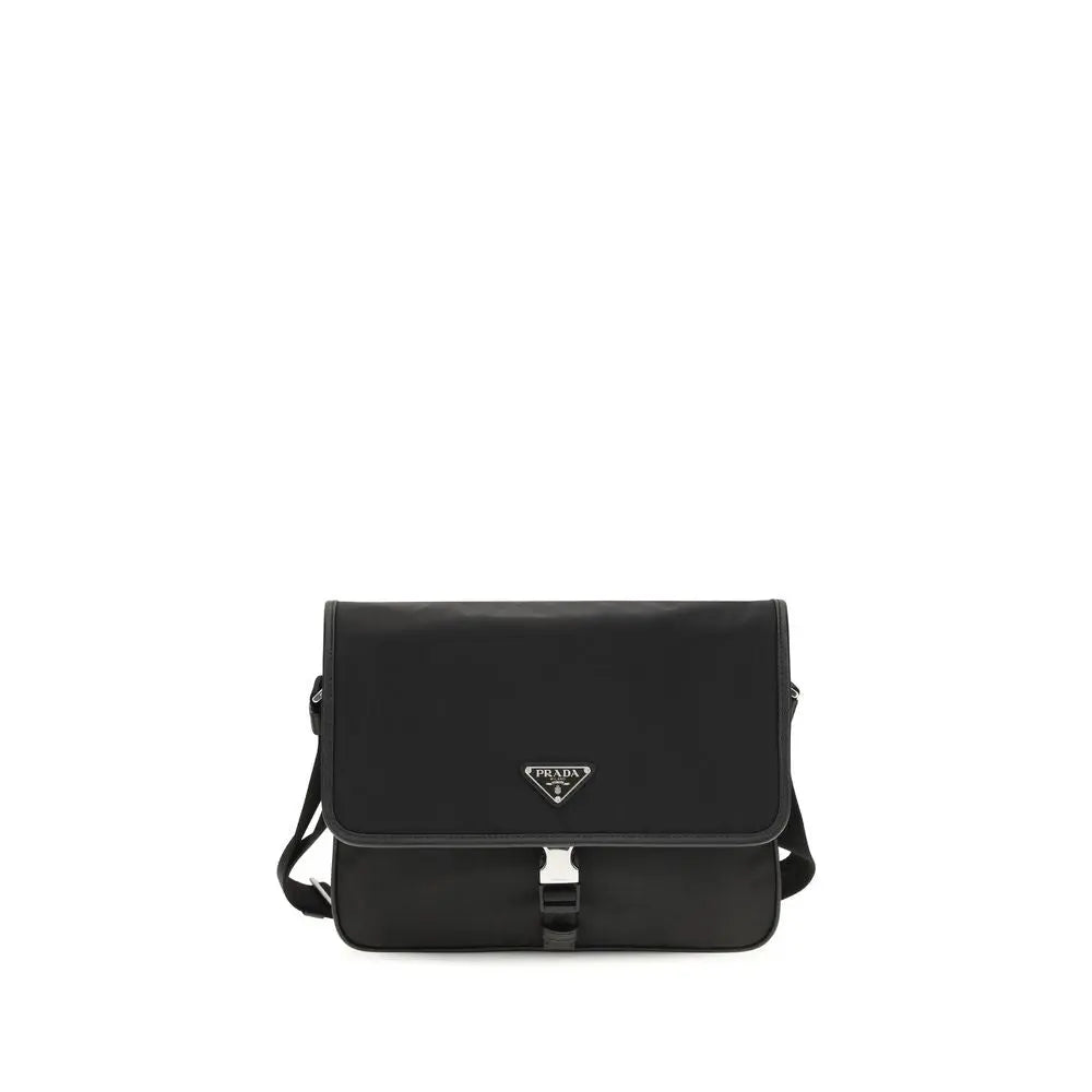 Prada Black Recycled Polyamide Shoulder Bag STYLE SOURCE