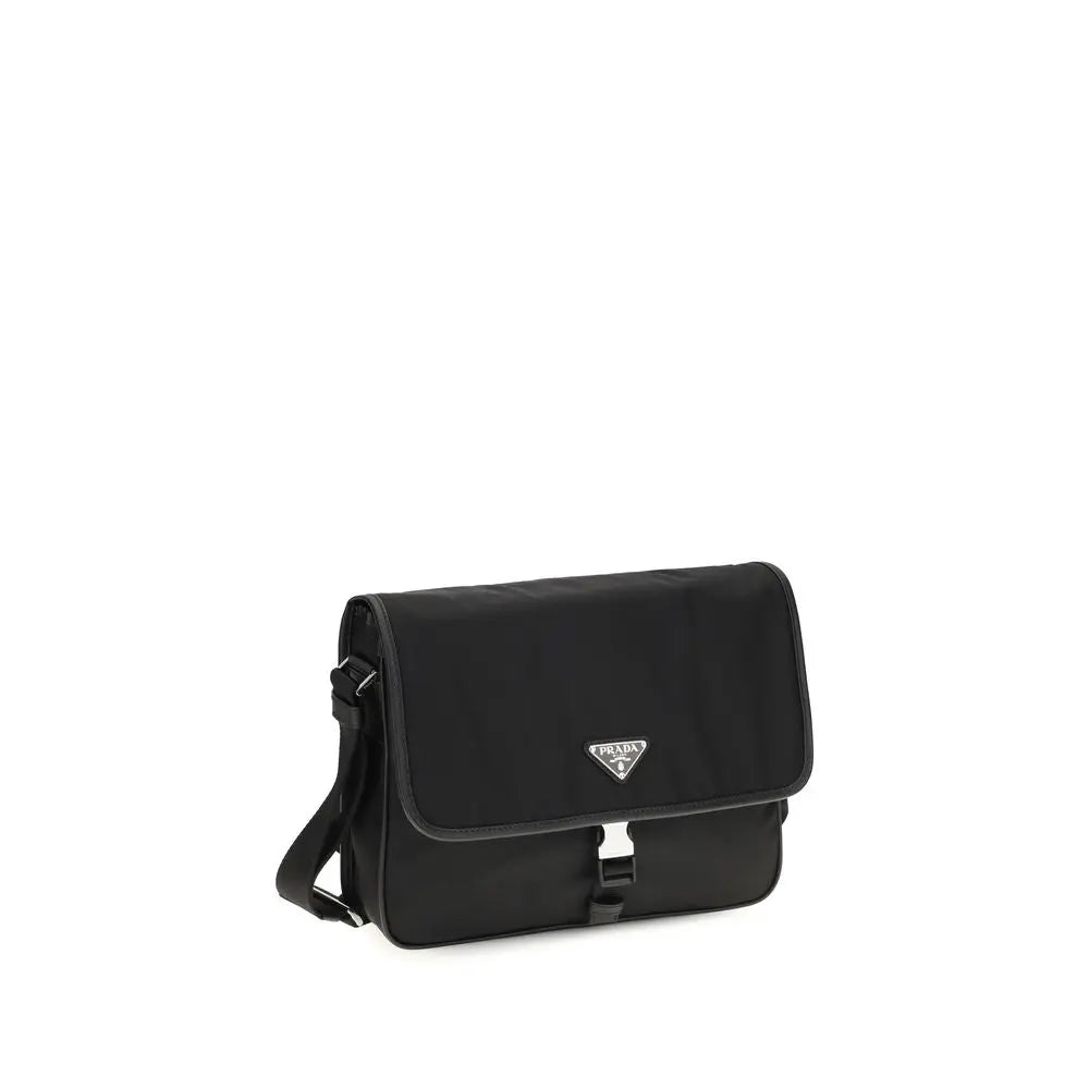 Prada Black Recycled Polyamide Shoulder Bag STYLE SOURCE
