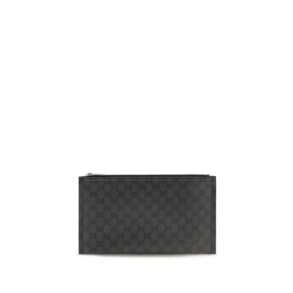 Gucci Black Fabric Clutch Bag STYLE SOURCE