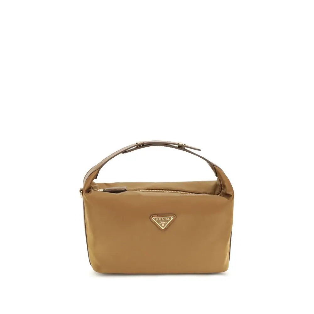Prada Beige Recycled Polyamide Shoulder Bag Prada