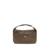 Prada Brown Recycled Polyamide Shoulder Bag Prada