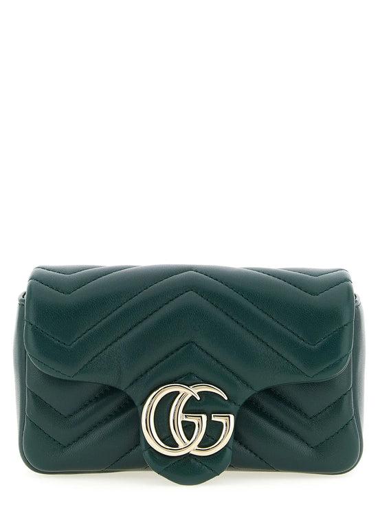 Gucci Bicolor Lamb Leather Shoulder Bag Gucci