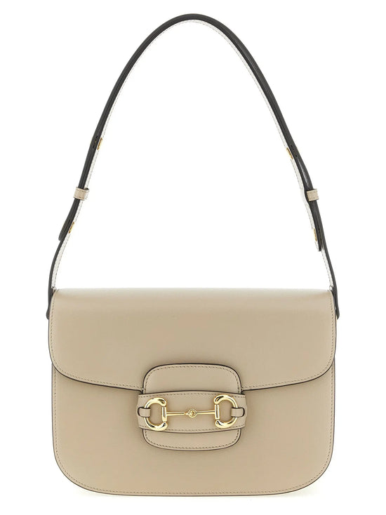 Gucci Beige Calfskin Shoulder Bag Gucci