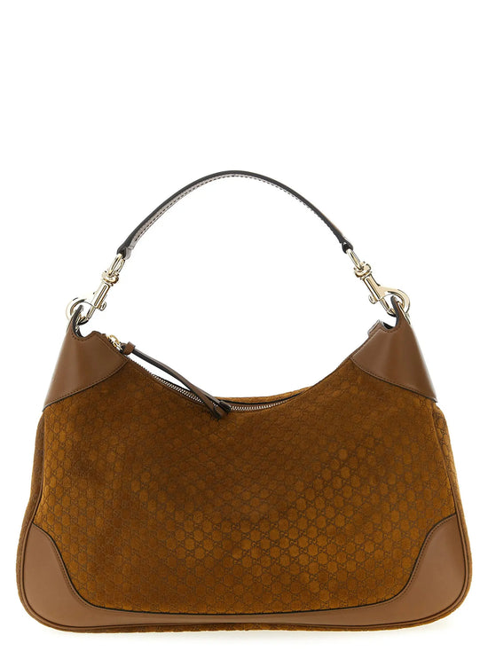 Gucci Brown Calfskin Shoulder Bag Gucci