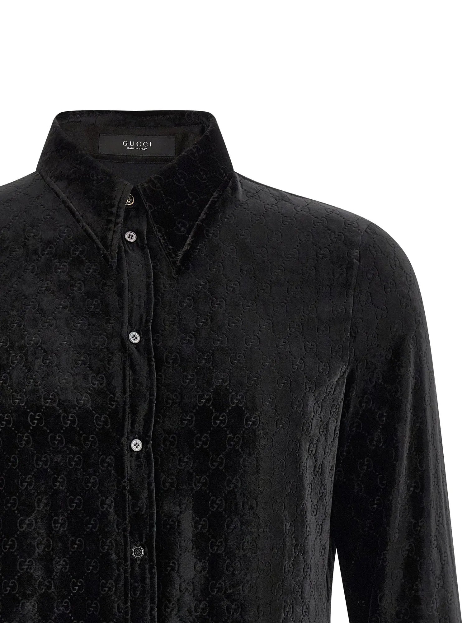 Gucci Black Viscose Blouse Gucci