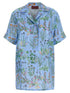Gucci Blue Silk Blouse Gucci