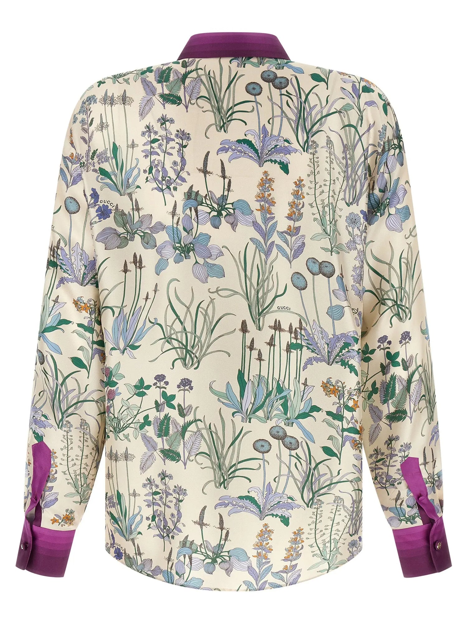 Gucci Multicolor Silk Blouse Gucci
